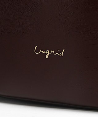 style code 【Ungrid/アングリッド】　ポーチチャーム付　バックルベルトバケットバッグ／500mlペットボトル収納可能 ブラウン