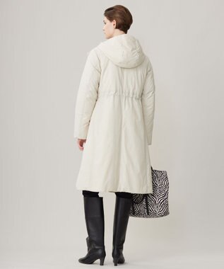 ICB 【WEB&一部店舗限定】ADSダウン フーデットコート ベージュ系