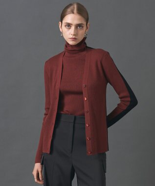 【8/12-9/23期間限定・完全受注生産】エクストラファインメリノニット Vネックカーディガン