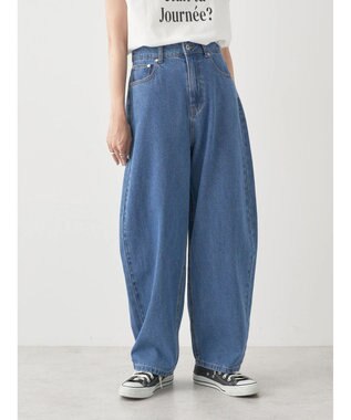 earth music&ecology デニムエッグパンツ Indigo