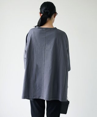 WHITE MAILS 【UNISEX】HIGH GAUGE URAKE OVERSIZED PULLOVER 裏毛 スウェット チャコールグレー