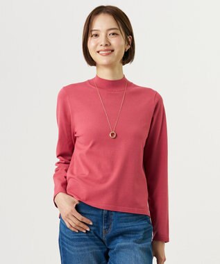 J.PRESS LADIES S 【人気定番アイテム・シーンレスに活躍・WEB限定カラーあり】PRINCE ハイネック ニット ローズ系