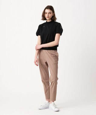 23区GOLF 【23Fondation/WOMEN】【UVケア】モックネックシャツ ブラック系