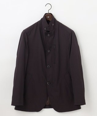 JOSEPH ABBOUD 【キングサイズ・撥水・ストレッチ】インタレースストレッチ ドライビング ジャケット ワイン系