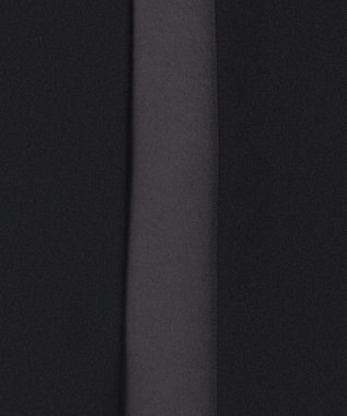 J.PRESS LADIES 【洗える】ストレッチバックサテンジョーゼット Aライン ワンピース ブラック系