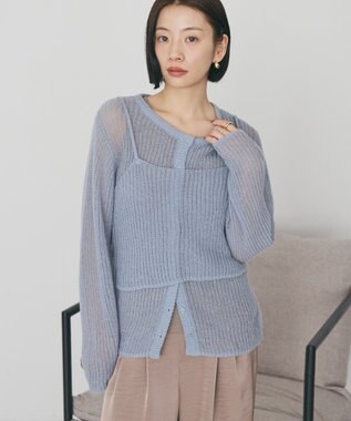 AMERICAN HOLIC 甘編みキャミカーディガンセット