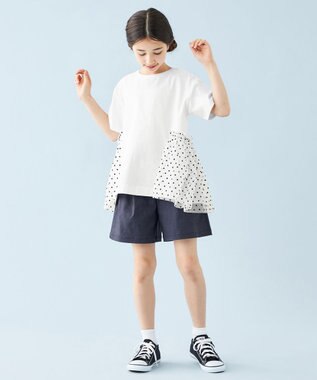 UNFILO 【UNFILO KIDS】デニムキュロット インディゴ