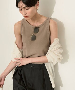  ワッフルタンクトップ