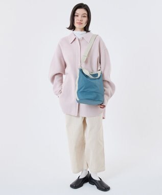 LeSportsac CONVERTIBLE BUCKET BAG/ブルーインディゴ/ベージュ ブルーインディゴ/ベージュ