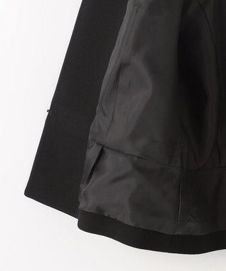 組曲 NOIR 【洗える】ウォッシャブルストレッチバーズアイ　ジャケット＋ワンピース ブラック系