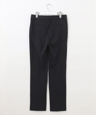 自由区 L 【洗える】WASHABLEPONTE テーパードパンツ ネイビー系