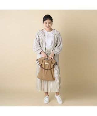 ACE BAGS & LUGGAGE W&.Day Night メル ポケッタブルバッグ Mサイズ 11782 ダブルアンドデイナイト ブラウン