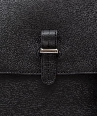 GOTAIRIKU 別注/日本製【PELLE MORBIDA×GOTAIRIKU】レザー フラップトートバッグ ブラック系