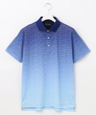 MEN】【UVケア/吸水速乾】グラデーションロゴ 半袖ポロシャツ / 23区