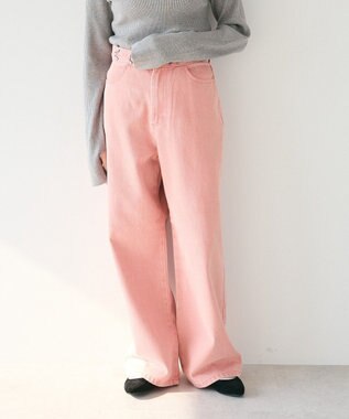 CRAFT STANDARD BOUTIQUE ホックワイドパンツ Pink