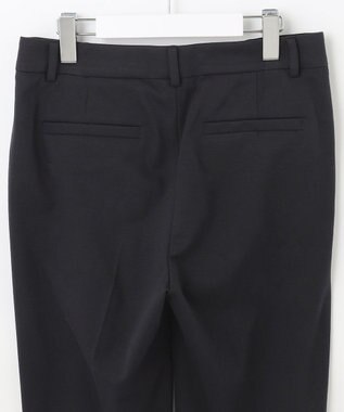 自由区 L 【洗える】WASHABLEPONTE テーパードパンツ ネイビー系