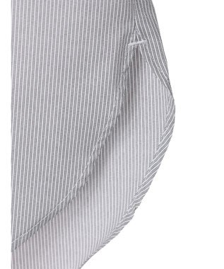 Green Parks パール釦ストライプシャツ Stripe Black