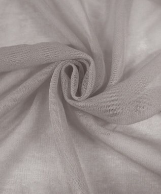 Tiaclasse シアーショートカーディガン グレージュ