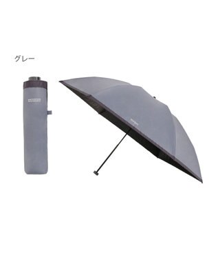 MOONBAT 【大きめ】マッキントッシュ フィロソフィー 晴雨兼用日傘 折りたたみ傘 グログラン／遮光 遮熱 UV グレー
