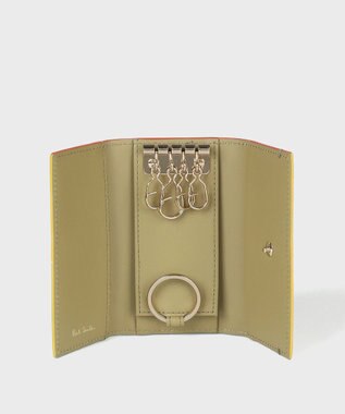 Paul Smith カラードエッジ キーケース ベージュ