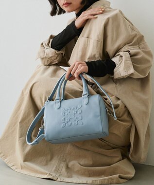 russet 《composition》レザー2WAYミニボストンバッグ(CE-1684)