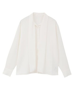 AMERICAN HOLIC 【イージーケア】ナロータイブラウス Off White
