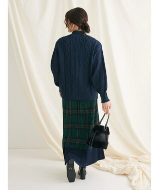 CRAFT STANDARD BOUTIQUE リサイクルポリエステルヘンリーネックプルオーバー Navy