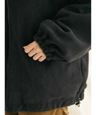 CRAFT STANDARD BOUTIQUE ナイロン×裏フリースリバーシブルブルゾンＬ／Ｓ Black