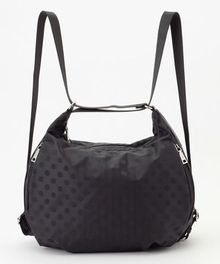 Y'SACCS 【Y’SACCS vous et】ドットジャカード2WAYリュック ブラック