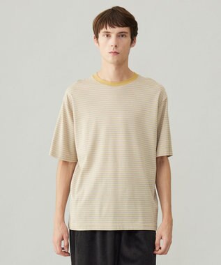 UNFILO MENS 【男女兼用/新色追加】スマート ストレッチ TEE [新色]イエローボーダー