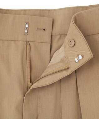 Green Parks タックワイドパンツ Mocha