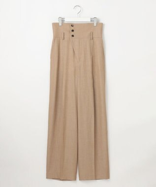 23区 【GOLD LABEL】ナチュラルシャンブレー タックパンツ