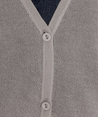 Tiaclasse シアーショートカーディガン グレージュ