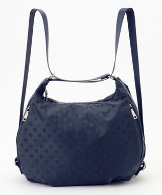Y'SACCS 【Y’SACCS vous et】ドットジャカード2WAYリュック ネイビー