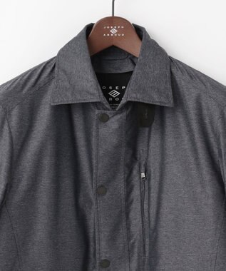 JOSEPH ABBOUD 【外せるダウンライナー/軽量】2WAYインターレース ダウンコート グレー系