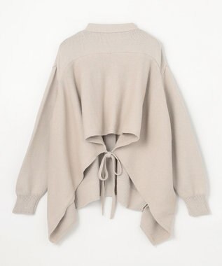 GRACE CONTINENTAL リリヤーンルーズカーディガン グレー