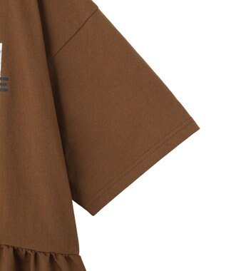 Green Parks アソート柄ドッキングプルオーバー Brown