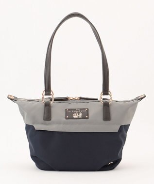 LA BAGAGERIE ウォータープルーフナイロン　2WAYハンドバッグ ダークグレー