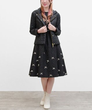 TOCCA LAURA キルティングショートコート ブラック系