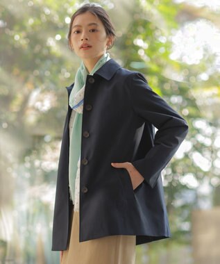 J.PRESS LADIES ドライストレッチ ショート ステンカラー コート