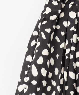 ANY KIDS レオパードスカート ブラック系