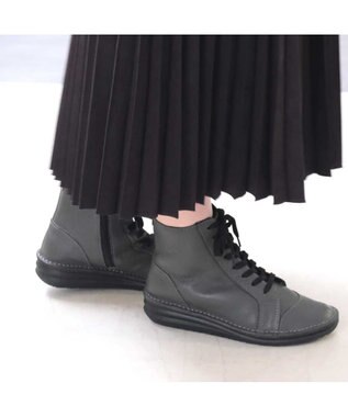 Pointer 本革軽量ブーツ レディース グレー