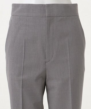 23区 【エステータ】ウールシルクギャバジン パンツ ライトグレー系