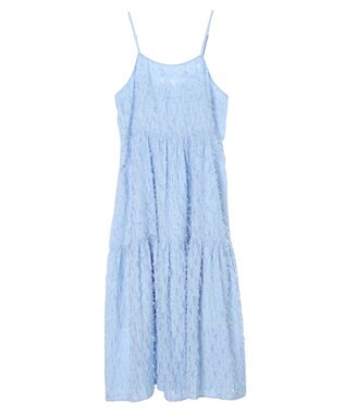 Green Parks armonia.フェザージャガードキャミワンピース Blue