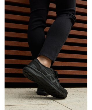 ASICS WALKING ハダシウォーカー レディース 3E相当 ブラック系