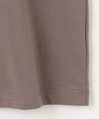 ANY ニットリブフレンチスリーブプルオーバー モカ