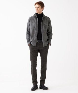 JOSEPH ABBOUD ツィーディジャージー パンツ グレー系7