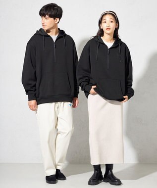 SHARE PARK LADIES 【UNISEX】エアリッチダンボールパーカー（S・Mサイズ） ブラック