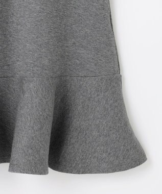 組曲 KIDS 【150-160㎝】ダンボールニット ジャンスカ グレー系