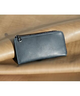 genten コルサ 長財布 ブルーグレー